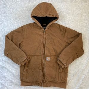 Carhartt boys quilt lined active hooded jacket
